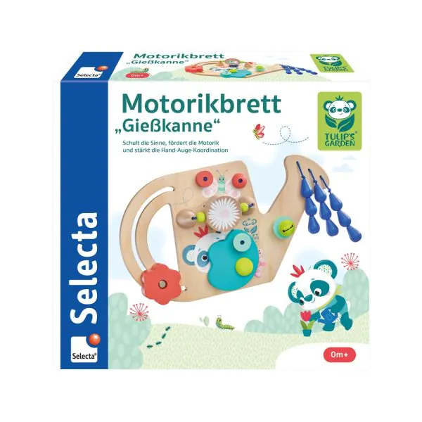 Schmidt Spiele TULIP'S GARDEN by SELECTA® Babywelt: Motorikbrett Gießkanne, 25 cm Letzte 3 Tage