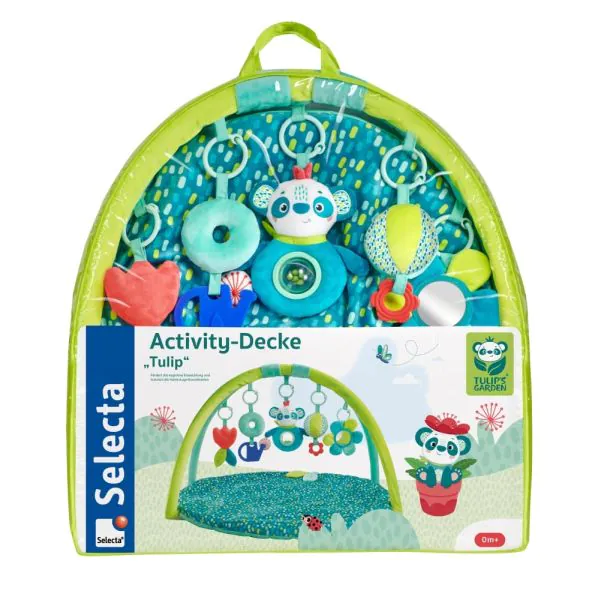 Schmidt Spiele TULIP'S GARDEN by SELECTA® Soft Toy: Activity-Decke Tulip, 83 cm Neueste Stile