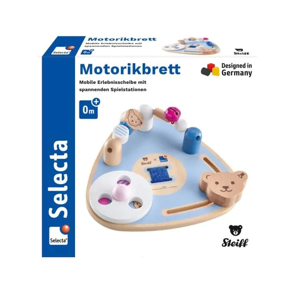 Schmidt Spiele Steiff: Motorikbrett aus Holz, 17,5 cm Bis zu 50% Rabatt