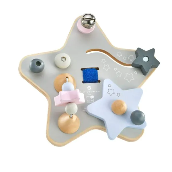 Schmidt Spiele bellybutton: Sternchenspiel, Mobiles Erlebnisbrett aus Holz, 19 cm Bis zu 60% Rabatt