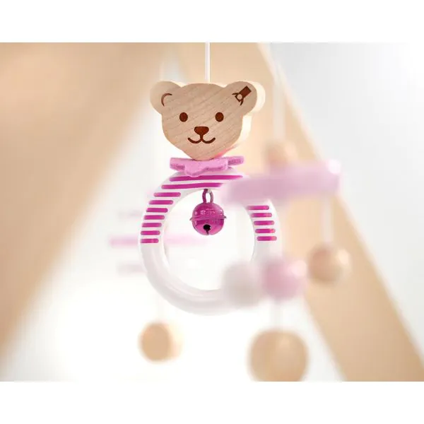 Schmidt Spiele Steiff: Spieltrapez rosa aus Massivholz, 59 cm Vierteljährliche Förderung