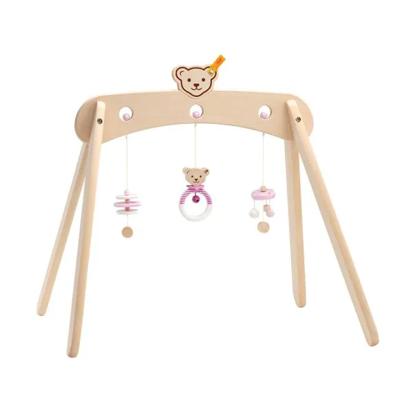 Schmidt Spiele Steiff: Spieltrapez rosa aus Massivholz, 59 cm Vierteljährliche Förderung