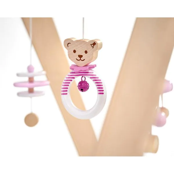 Schmidt Spiele Steiff: Spieltrapez rosa aus Massivholz, 59 cm Vierteljährliche Förderung