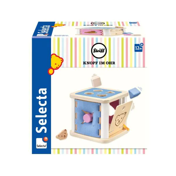 Schmidt Spiele Steiff: Sortierbox mit 4 Holzklötzchen, 16 cm Bis zu 55% Rabatt