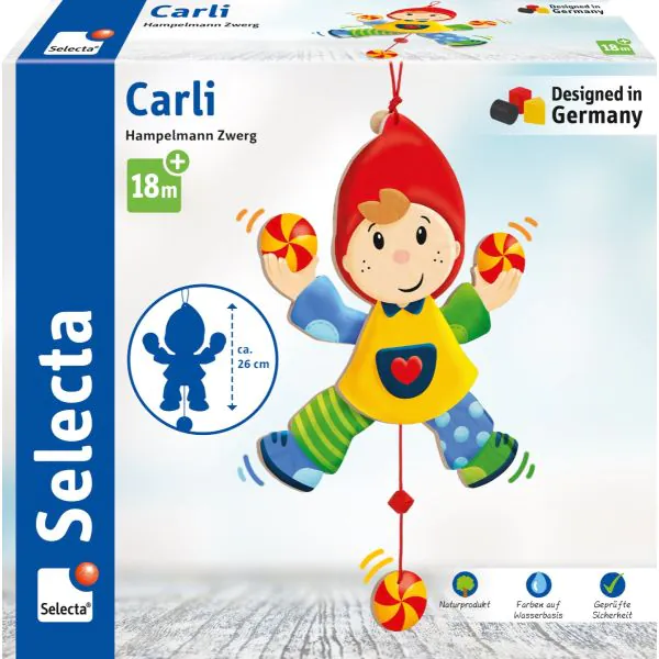 Schmidt Spiele Carli, Hampelmann, 26 cm zollfrei
