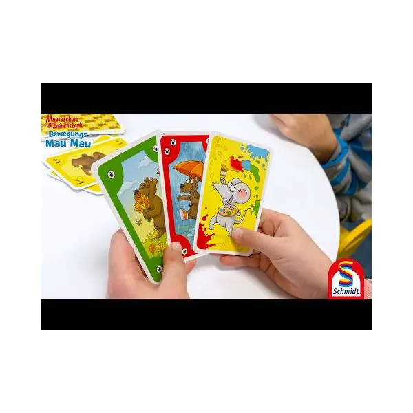 Schmidt Spiele Mauseschlau & Bärenstark: Bewegungs-Mau Mau, Kinderkartenspiel im Angebot