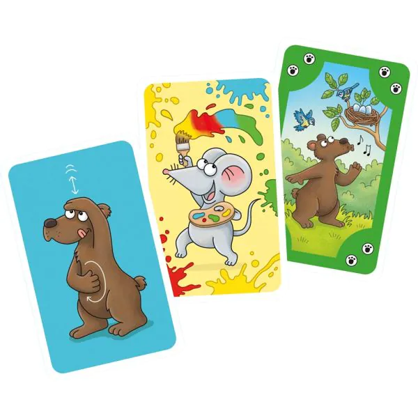 Schmidt Spiele Mauseschlau & Bärenstark: Bewegungs-Mau Mau, Kinderkartenspiel im Angebot