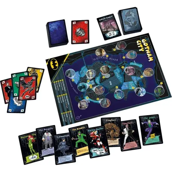 Schmidt Spiele DC Super Hero: Batman – Chaos City, Kartenspiel Blitzverkäufe