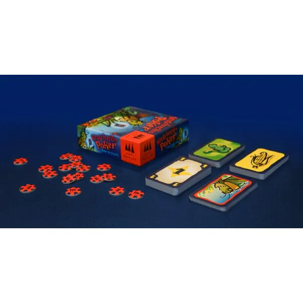 Schmidt Spiele Drei Magier®: Heuschrecken Poker, Kartenspiel Sonderangebot