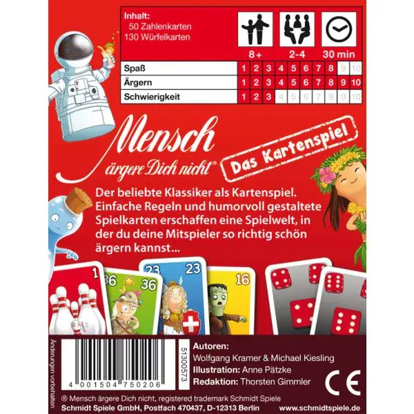 Schmidt Spiele Mensch ärgere Dich nicht® - Das Kartenspiel Cyber Monday