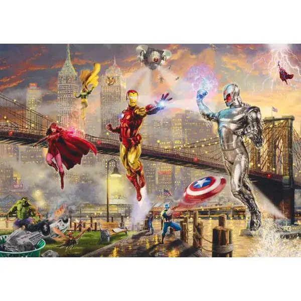 Schmidt Spiele Thomas Kinkade Studios: MARVEL - Iron Man, 1.000 Teile Puzzle 50% Rabatt für begrenzte Zeit