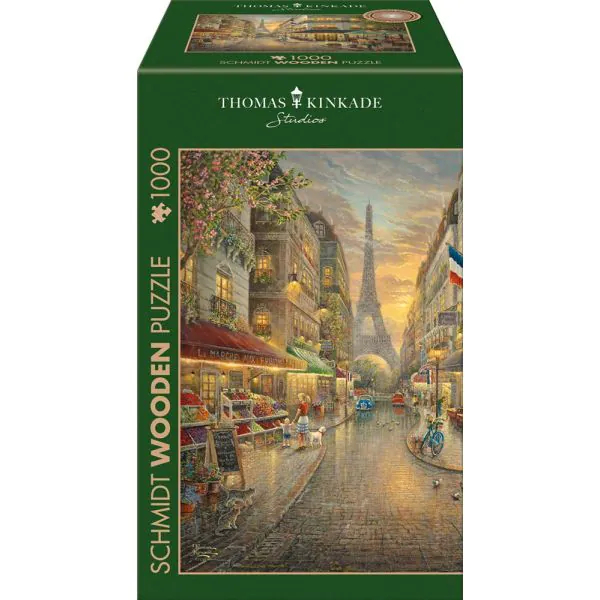 Schmidt Spiele Thomas Kinkade Studios: Malerisches Paris, 1.000 Teile Holzpuzzle Auslauf