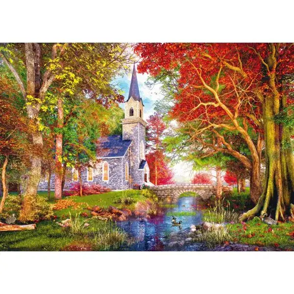 Schmidt Spiele Kapelle im Herbstzauber, 1.000 Teile Puzzle Hotsell