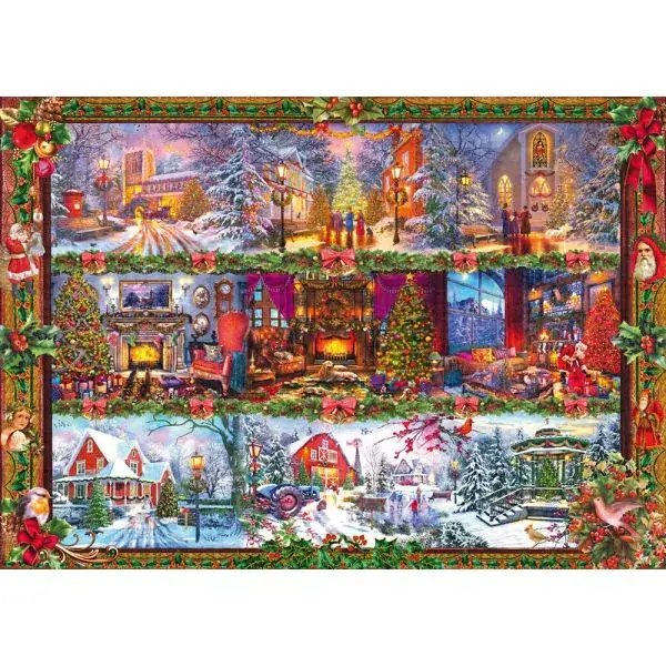 Schmidt Spiele Fröhliche Weihnachtszeit, 1.000 Teile Puzzle Fabrikverkauf