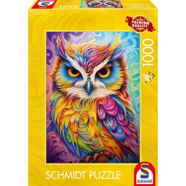 Schmidt Spiele Eule im Papageienkleid, 1.000 Teile Puzzle Blitzverkäufe