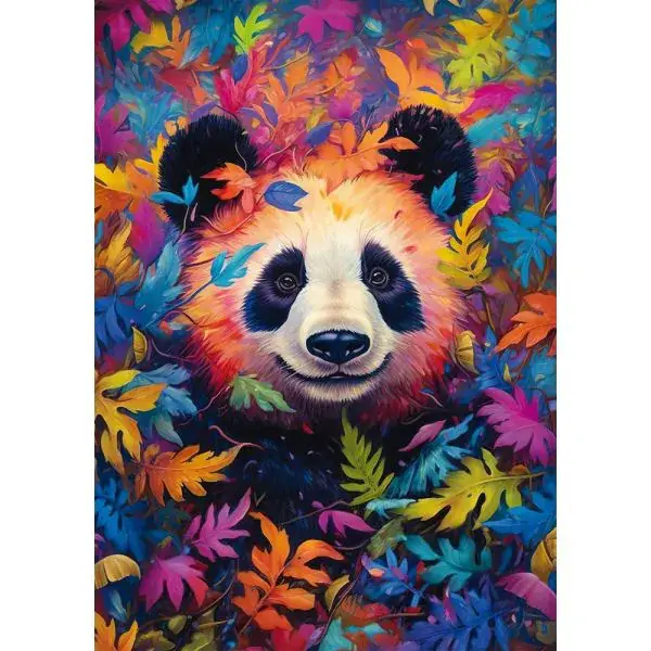 Schmidt Spiele Pandabär im Regenbogenwald, 1.000 Teile Puzzle Kostenloser Versand