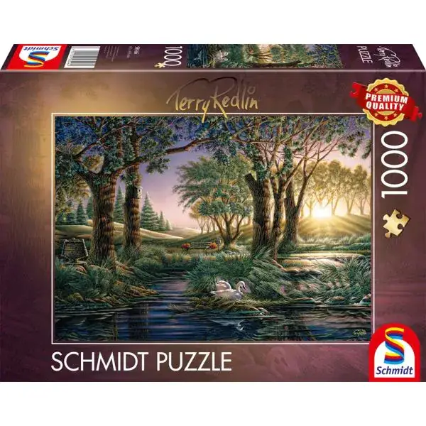 Schmidt Spiele Terry Redlin: Morgenzauber am Teich, 1.000 Teile Puzzle Online Shopping