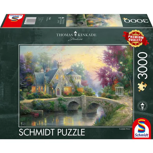 Schmidt Spiele Thomas Kinkade: Abendstimmung, 3.000 Teile Puzzle Lagerräumung