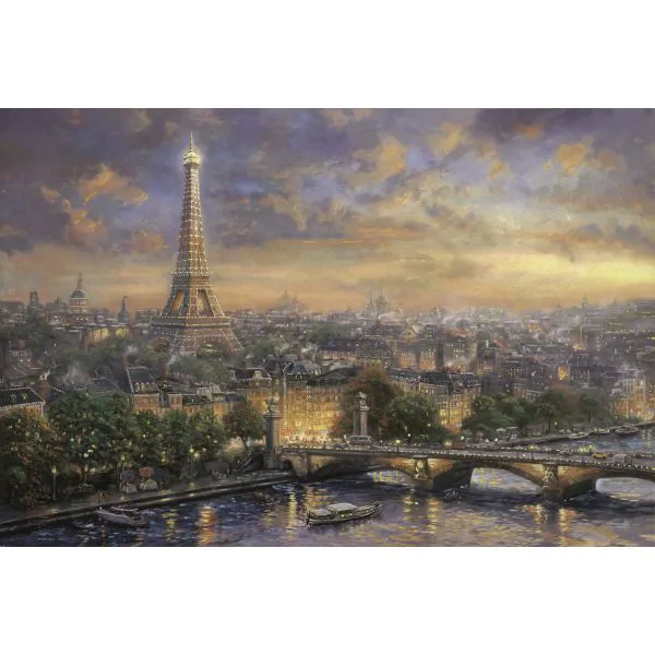 Schmidt Spiele Thomas Kinkade: Painter of Light - Paris, Stadt der Liebe, 1.000 Teile Puzzle Saisonale Angebote