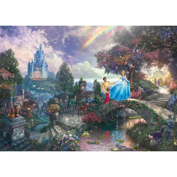 Schmidt Spiele Thomas Kinkade: Painter of Light - Disney Cinderella, 1.000 Teile Puzzle Räumungsverkauf