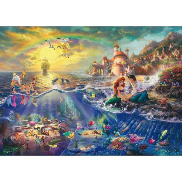 Schmidt Spiele Thomas Kinkade: Painter of Light - Disney Kleine Meerjungfrau Arielle, 1.000 Teile Puzzle Sonderangebote