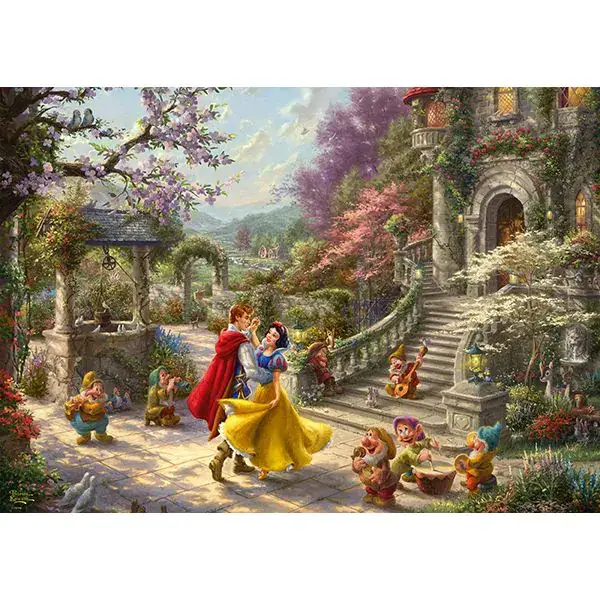 Schmidt Spiele Thomas Kinkade Studios: Painter of Light - Disney Schneewittchen - Tanz mit dem Prinzen, 1.000 Teile Puzzle Bis zu 50% Rabatt