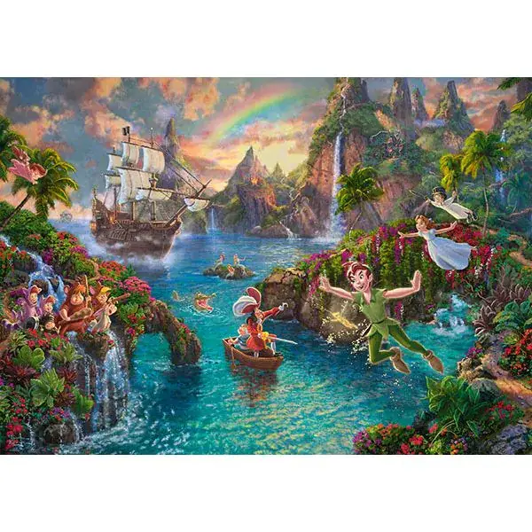 Schmidt Spiele Thomas Kinkade: Painter of Light - Disney, Peter Pan, 1.000 Teile Puzzle Bis zu 60% Rabatt