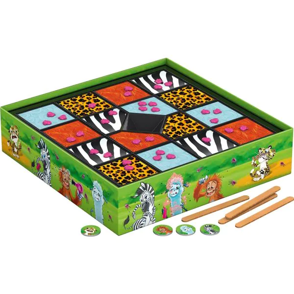 Schmidt Spiele Floh im Zoo, Kinderspiel 50% Rabatt mit kostenlosem Versand