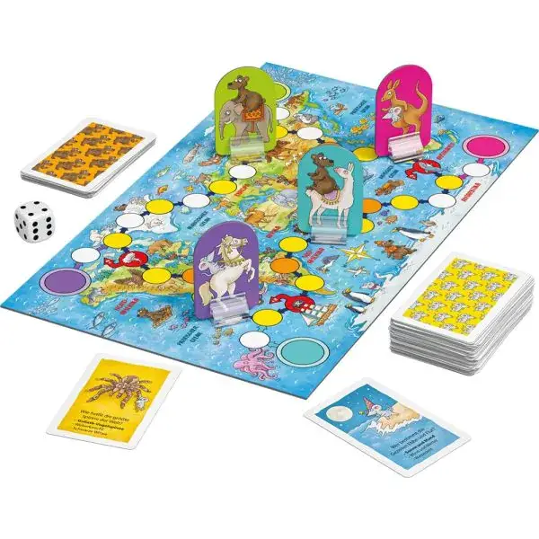 Schmidt Spiele Mauseschlau & Bärenstark: Unsere Erde, Reisespiel in der Metalldose Exklusivangebot