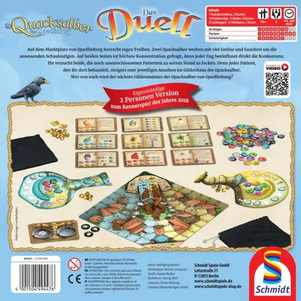Schmidt Spiele Die Quacksalber von Quedlinburg – Das Duell, Familienspiel Saisonschlussverkauf