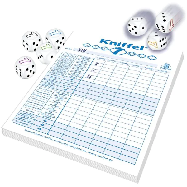 Schmidt Spiele Kniffel® 7, Würfelspiel Osterangebot
