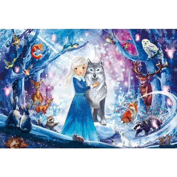 Schmidt Spiele Prinzessin im Winterwald, 100 Teile Kinderpuzzle Saisonale Angebote