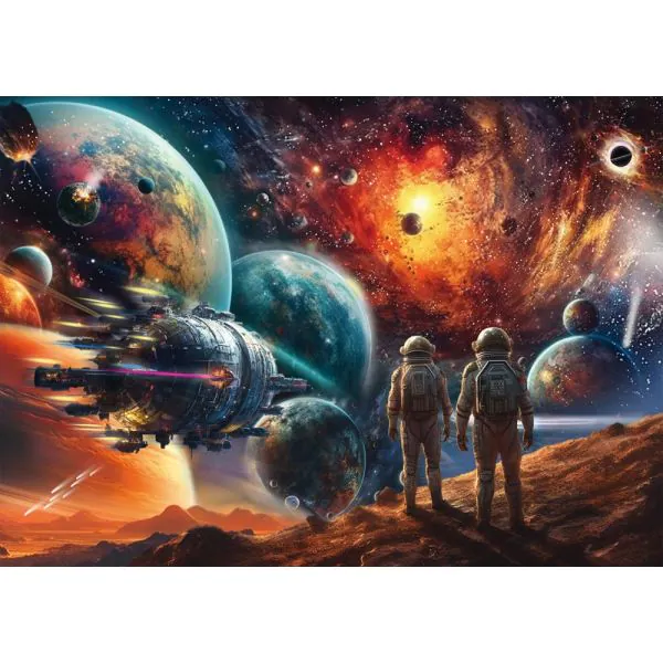 Schmidt Spiele Michele Farella: Kosmische Farbenpracht: Reise ins Weltall, 1.000 Teile Puzzle Tiefpreis