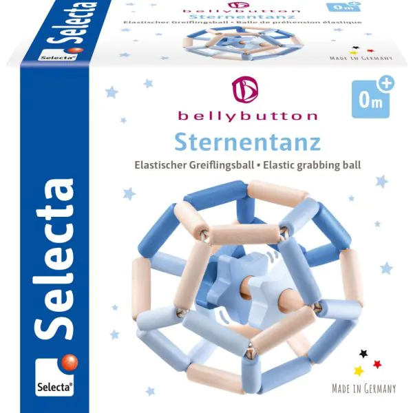 Schmidt Spiele bellybutton: Sternentanz blau, Greiflingsball, 11,5 cm Nur für heute