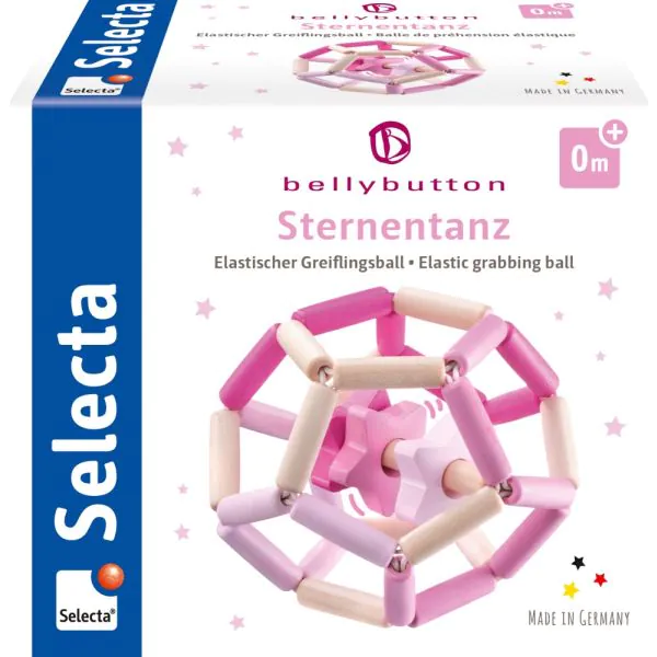 Schmidt Spiele bellybutton: Sternentanz rosa, Greiflingsball, 11,5 cm Sonderangebot der Fabrik
