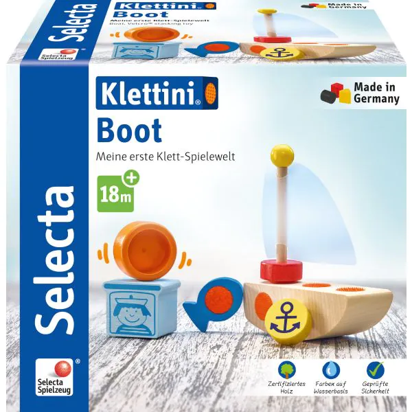 Schmidt Spiele Klettini® Boot, Klett-Stapelspielzeug Clearance-Verkauf