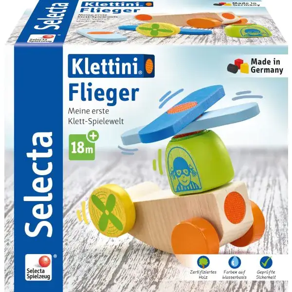 Schmidt Spiele Klettini® Flieger, Klett-Stapelspielzeug Kostenloser Versand international