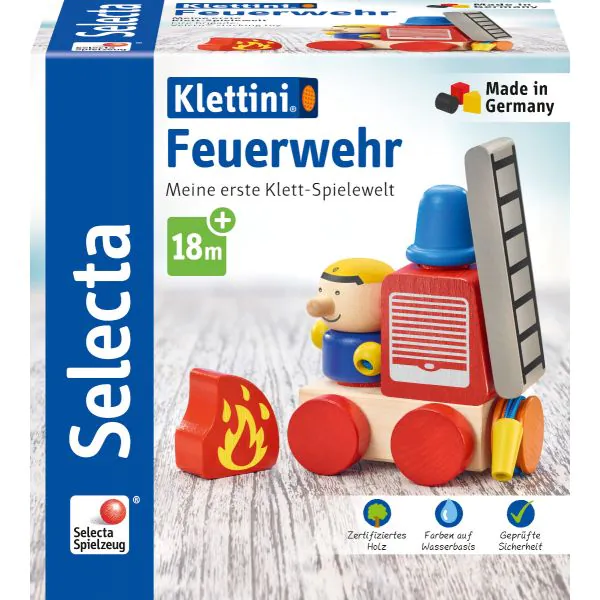 Schmidt Spiele Klettini® Feuerwehr, Klett-Stapelspielzeug Fabrikladen