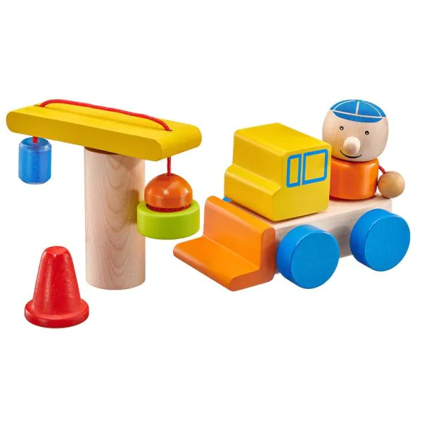 Schmidt Spiele Klettini® Baustelle, Klett-Stapelspielzeug Speichern exportieren
