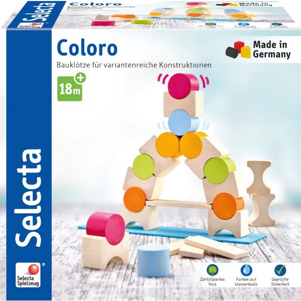 Schmidt Spiele Coloro, Bauklötze Schlussverkauf
