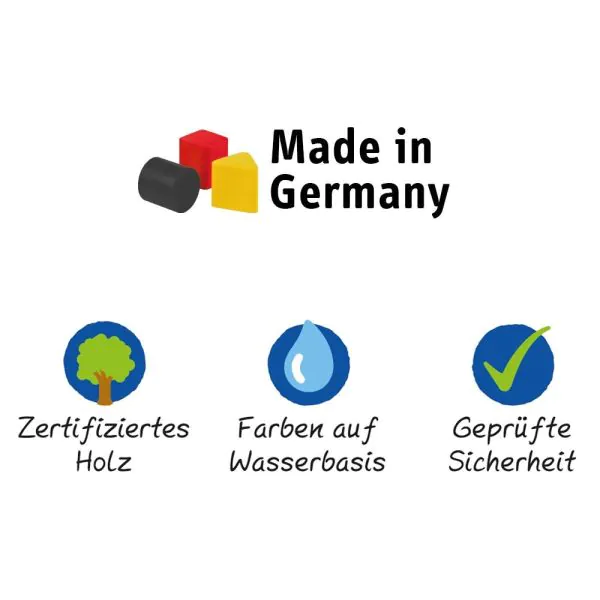 Schmidt Spiele Balance, Würfel- und Stapelspiel aus Holz Osterangebot