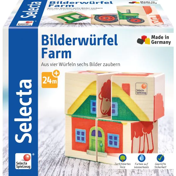 Schmidt Spiele Bilderwürfel Farm Vatertagsangebot