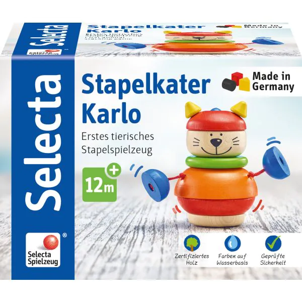 Schmidt Spiele Stapelkater Karlo Lagerräumung