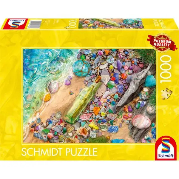 Schmidt Spiele Leuchtendes Strandgut, 1.000 Teile Puzzle Super Rabatt