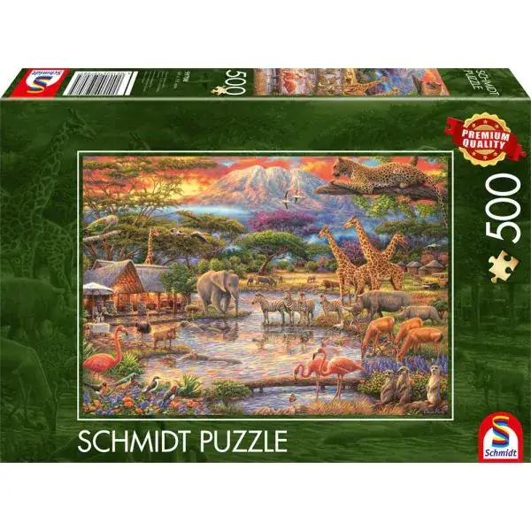 Schmidt Spiele Paradies am Kilimandscharo, 500 Teile Puzzle Black Friday Preise