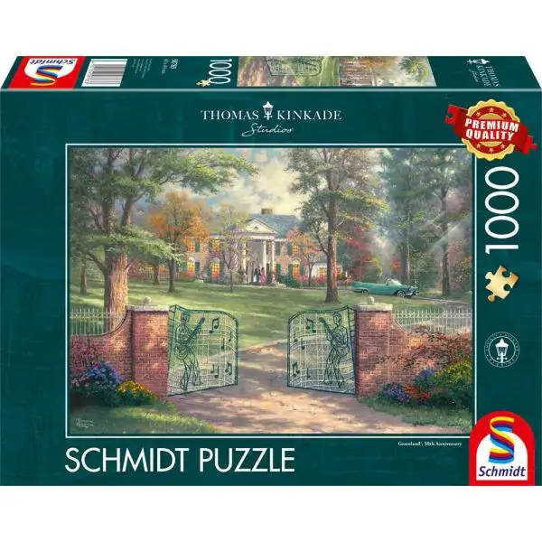 Schmidt Spiele Thomas Kinkade Studios: Graceland®, 50th Anniversary, 1.000 Teile Puzzle zollfrei