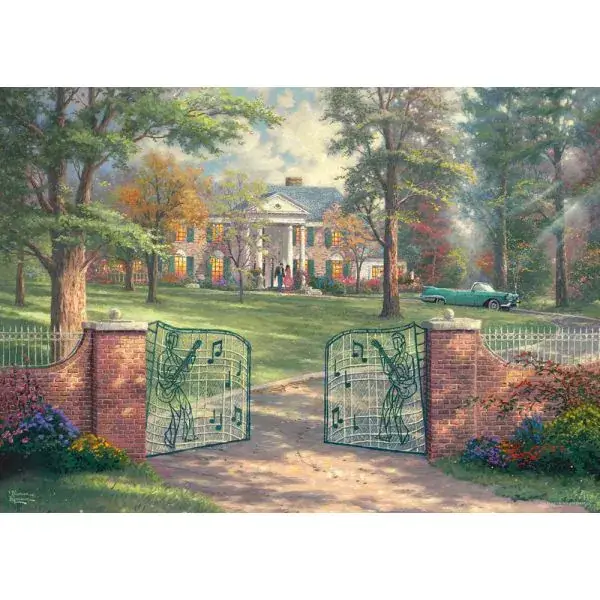 Schmidt Spiele Thomas Kinkade Studios: Graceland®, 50th Anniversary, 1.000 Teile Puzzle zollfrei