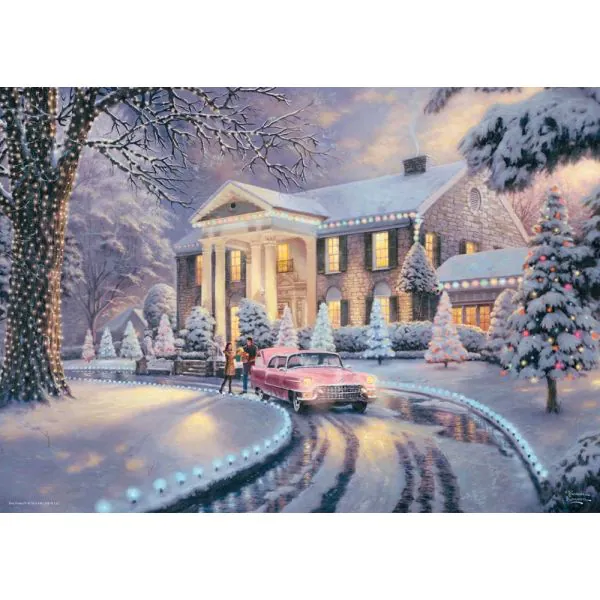 Schmidt Spiele Thomas Kinkade Studios: Graceland® Christmas, 1.000 Teile Puzzle Rabatte dieses Monats