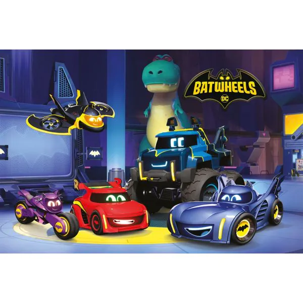 Schmidt Spiele DC Batwheels: Bam, Batwing, Bibi, Buff und Redbird in der Bathöhle, 60 Teile Kinderpuzzle Versandkostenfrei