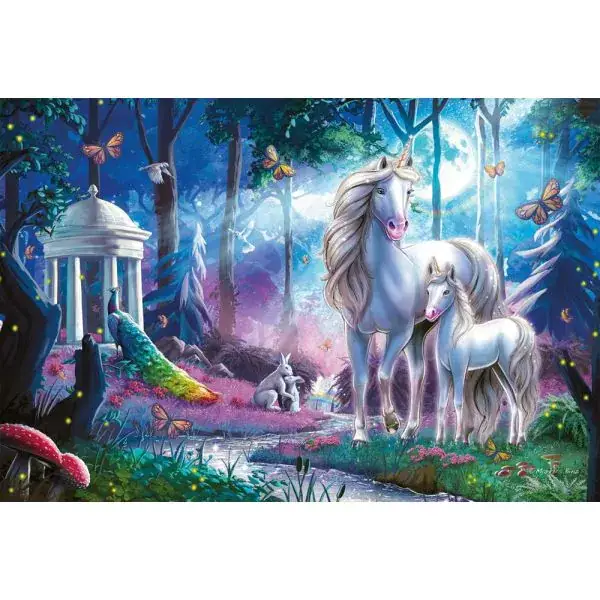 Schmidt Spiele Einhornstute mit Fohlen, 200 Teile Kinderpuzzle Großer Ausverkauf